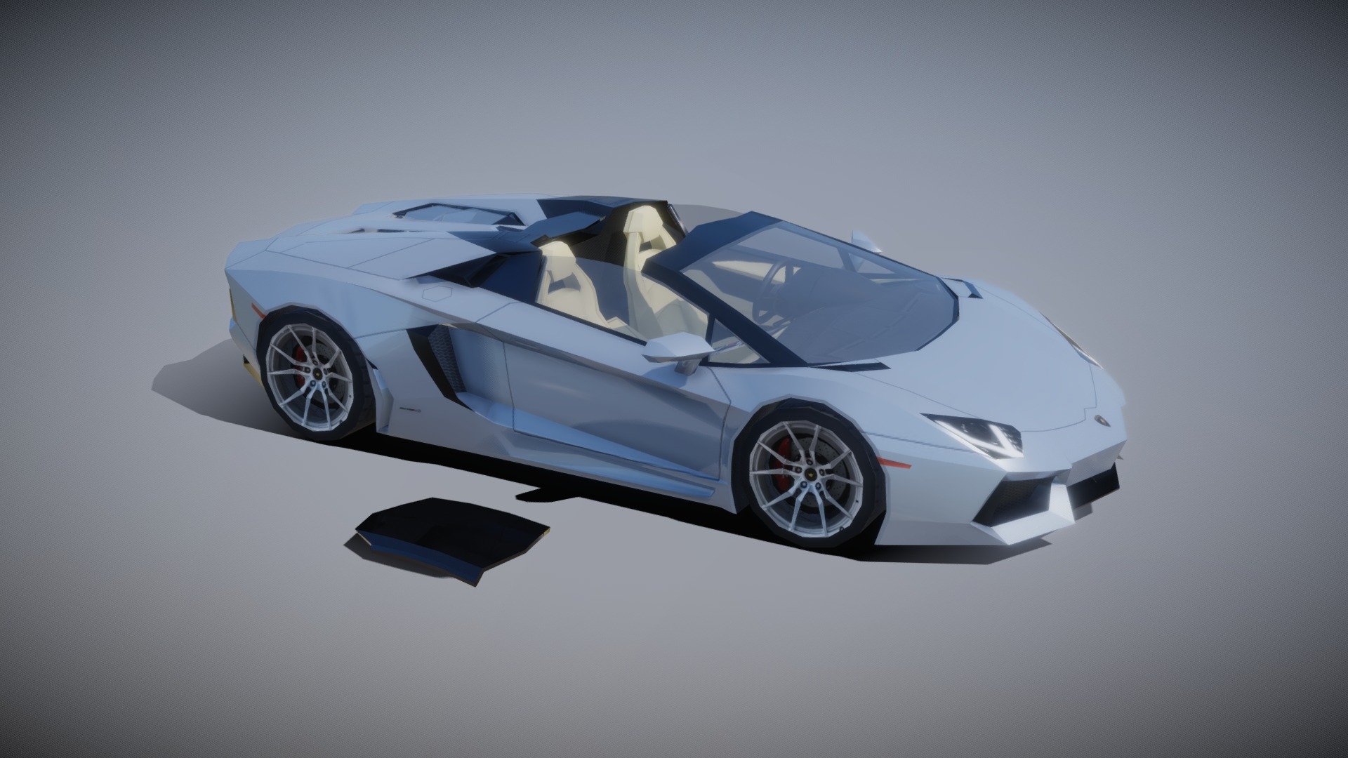 2013 Lamborghini Aventador lp700-4 Roadster 3d model