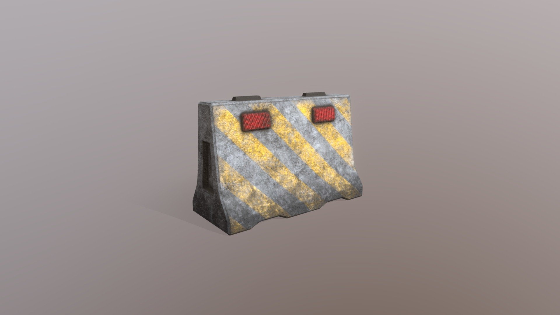 F-Shape Barrier 3d model