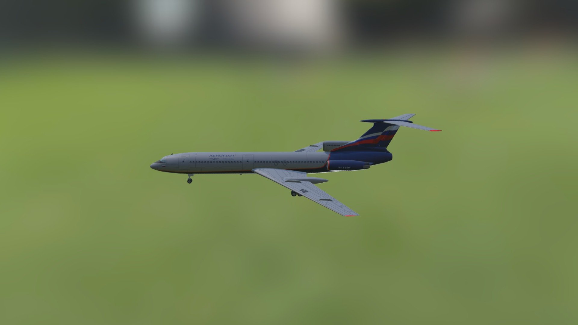 Tu154 3d model