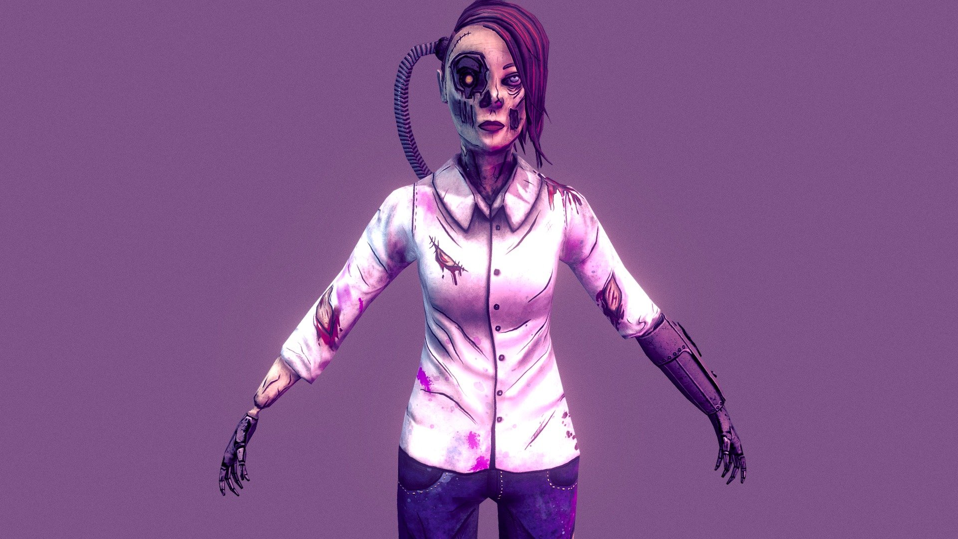 Tech Zombie 3d model