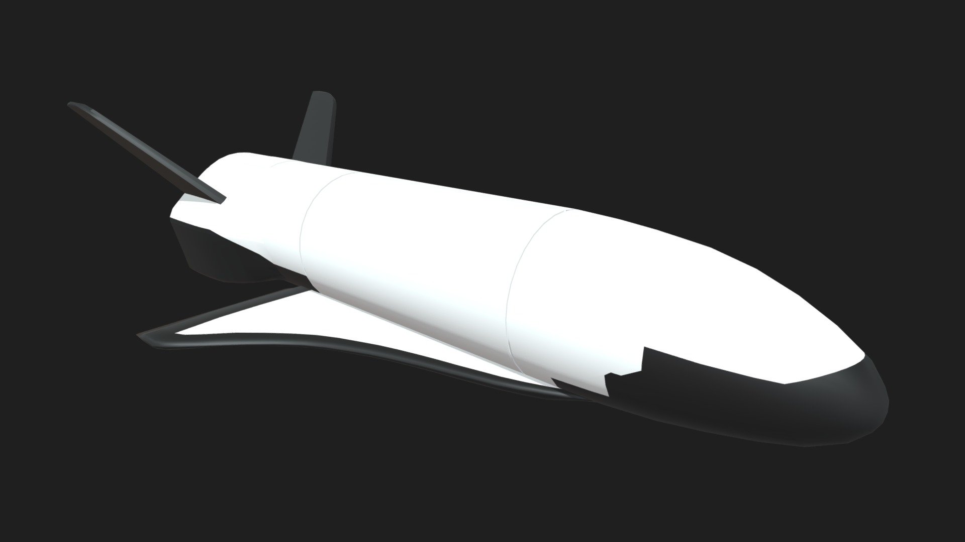 X-37B 3d model