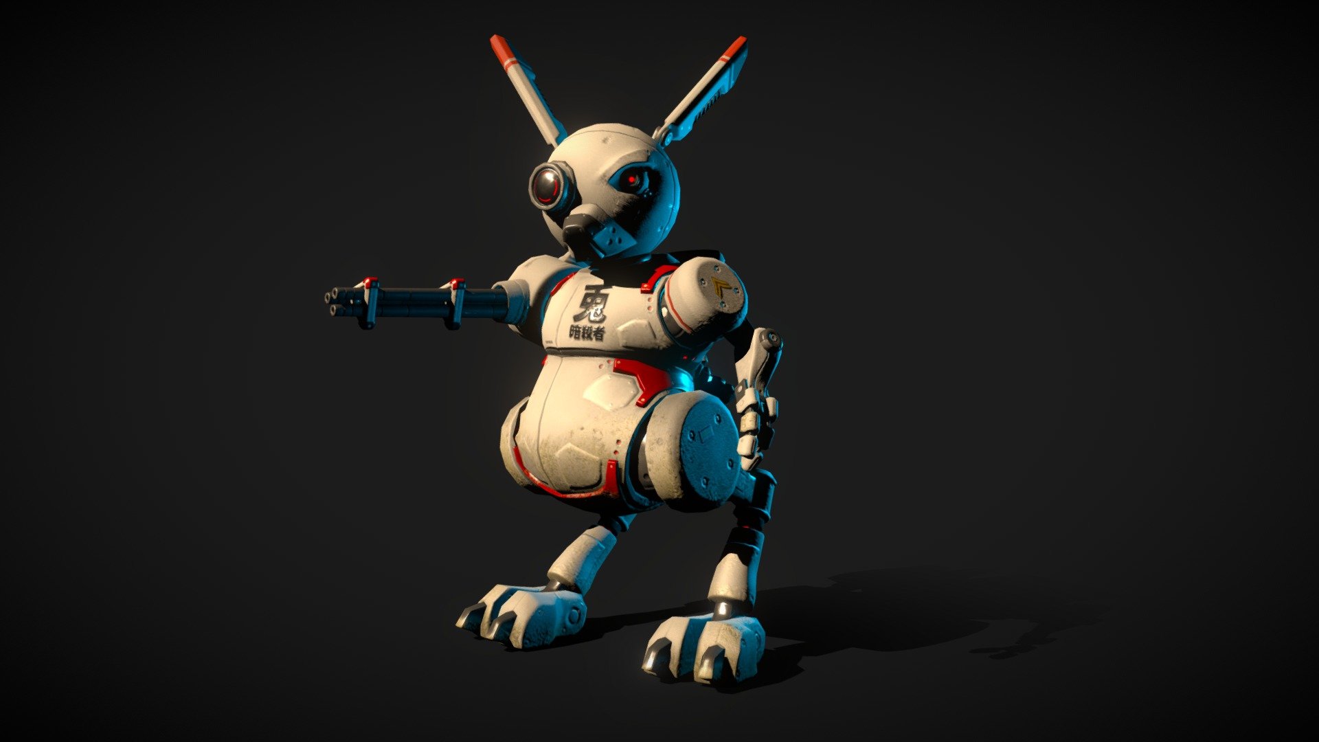 Urban Assault Bunny 3d model