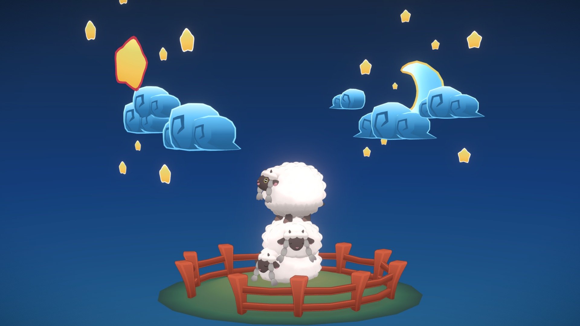 ⭐Pokemon Wooloo⭐ 3d model