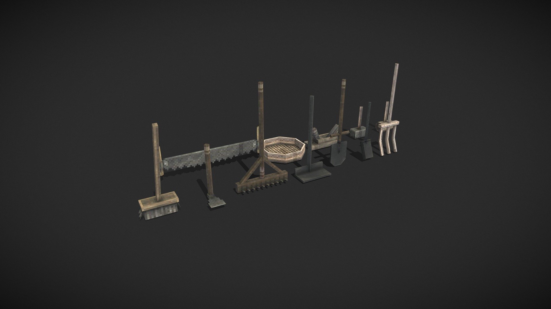 Conquest Reforged Props 3d model