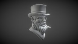 Day 10 of Sculpt January 2019: Beard