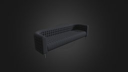 Black Leather Sofa