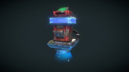 Sci-Fi Postbox (CGMA Assignment)