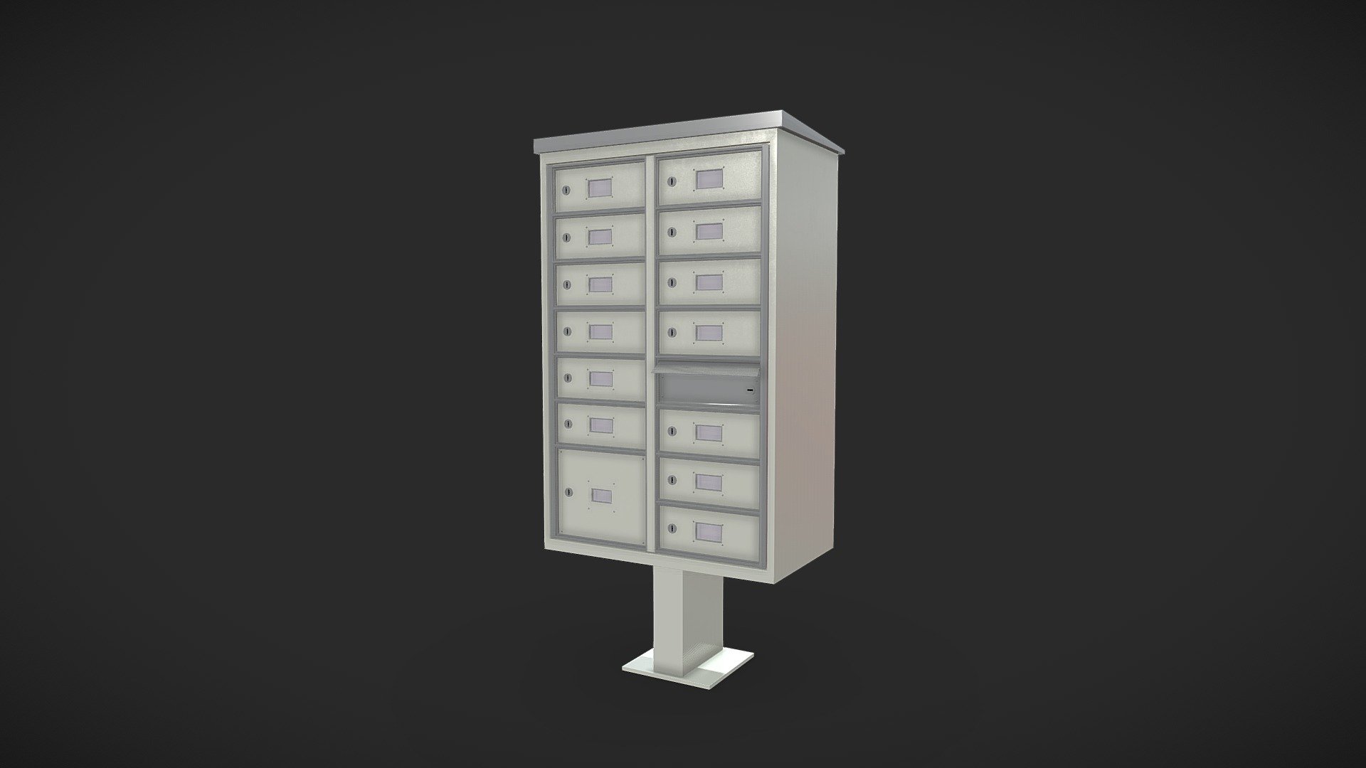 Community Mailbox 3d model