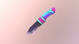 handpaintet fantasy dagger