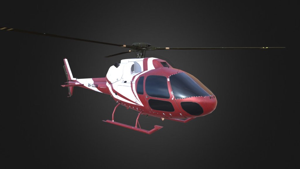 helicopters 3d model