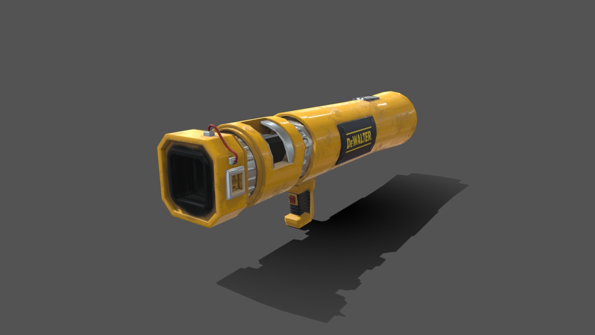 DeWALTER Rocket Launcher 3d model