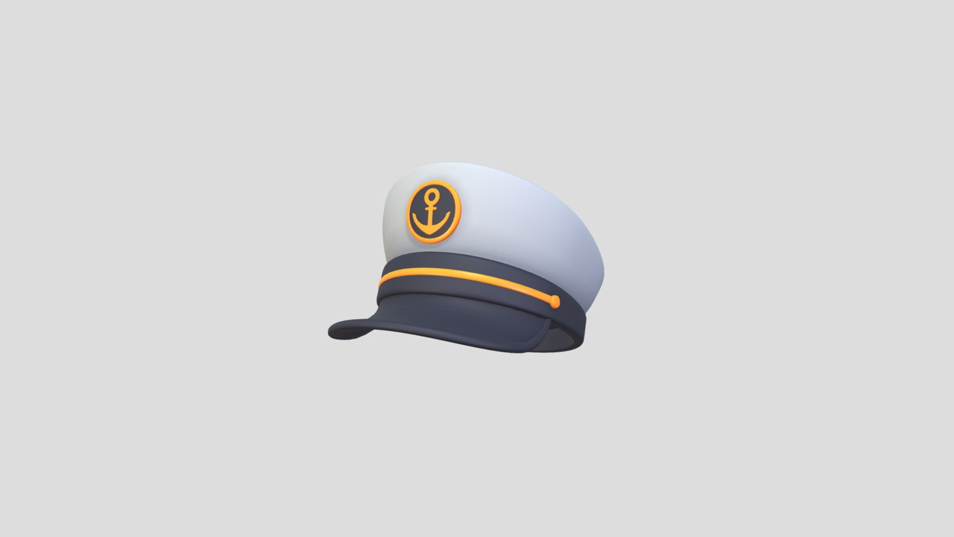 Prop051 Captain Hat 3d model