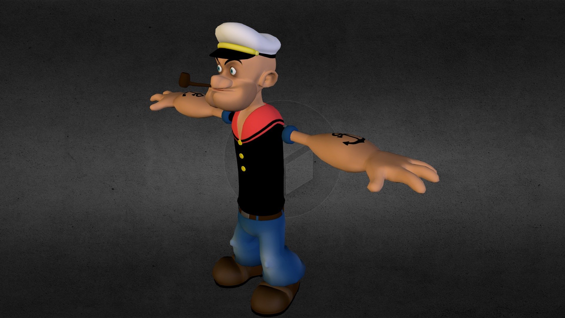 Popeye 3d model