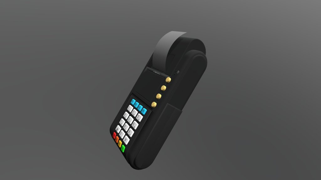 POS-terminal 3d model