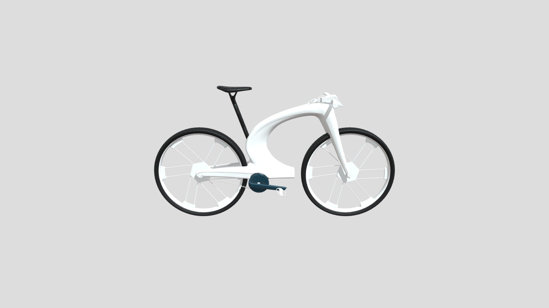 Scifi Bicycle 3d model