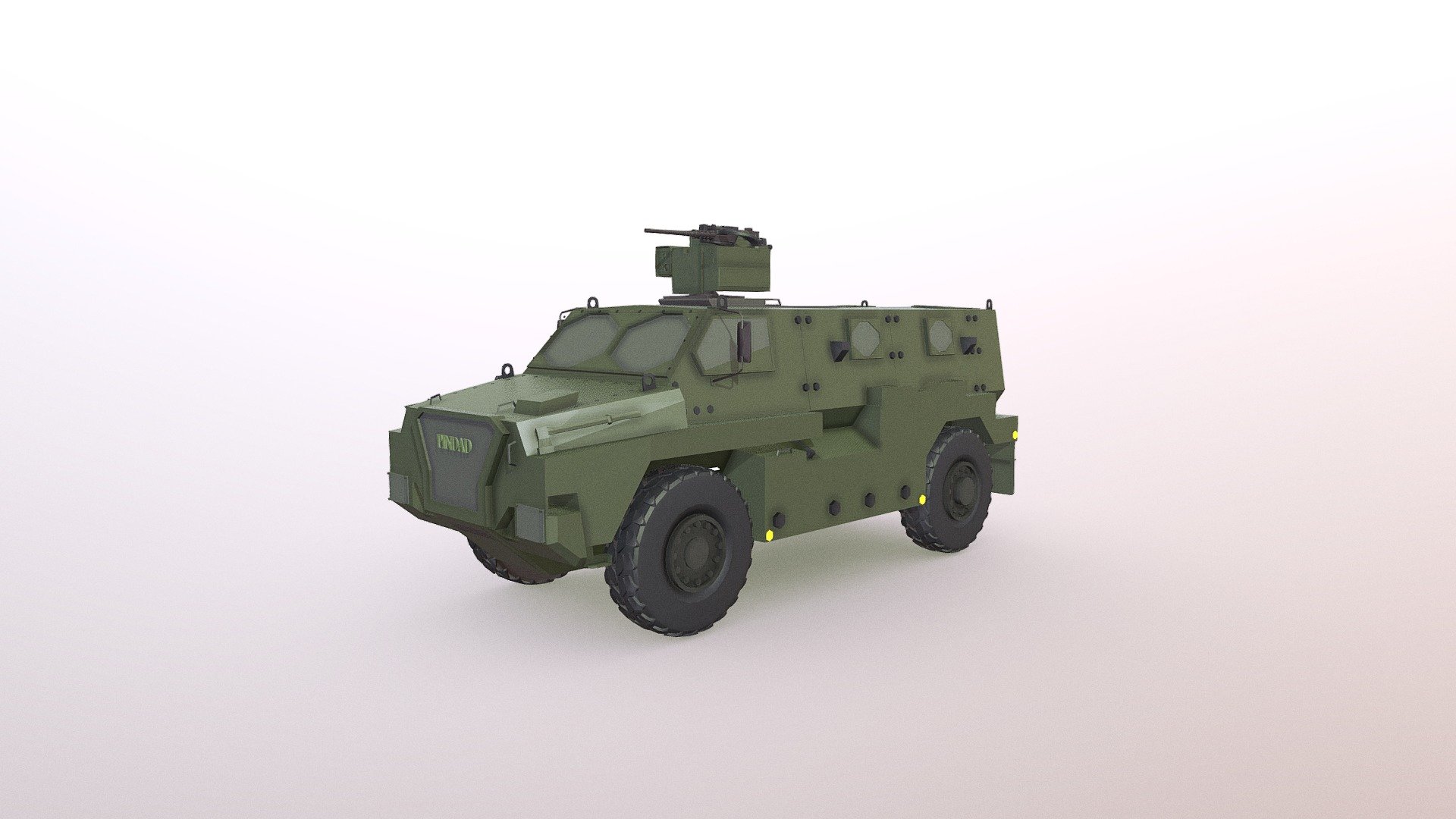 PINDAD SANCA 4X4 3d model