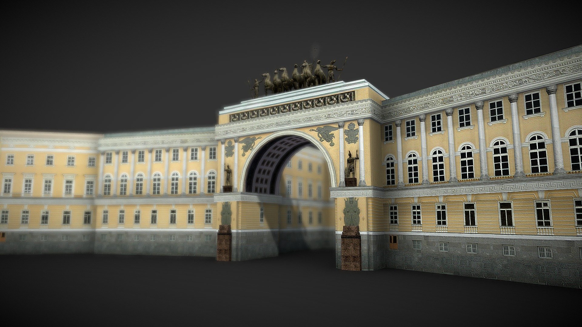 General Staff Building 3d model