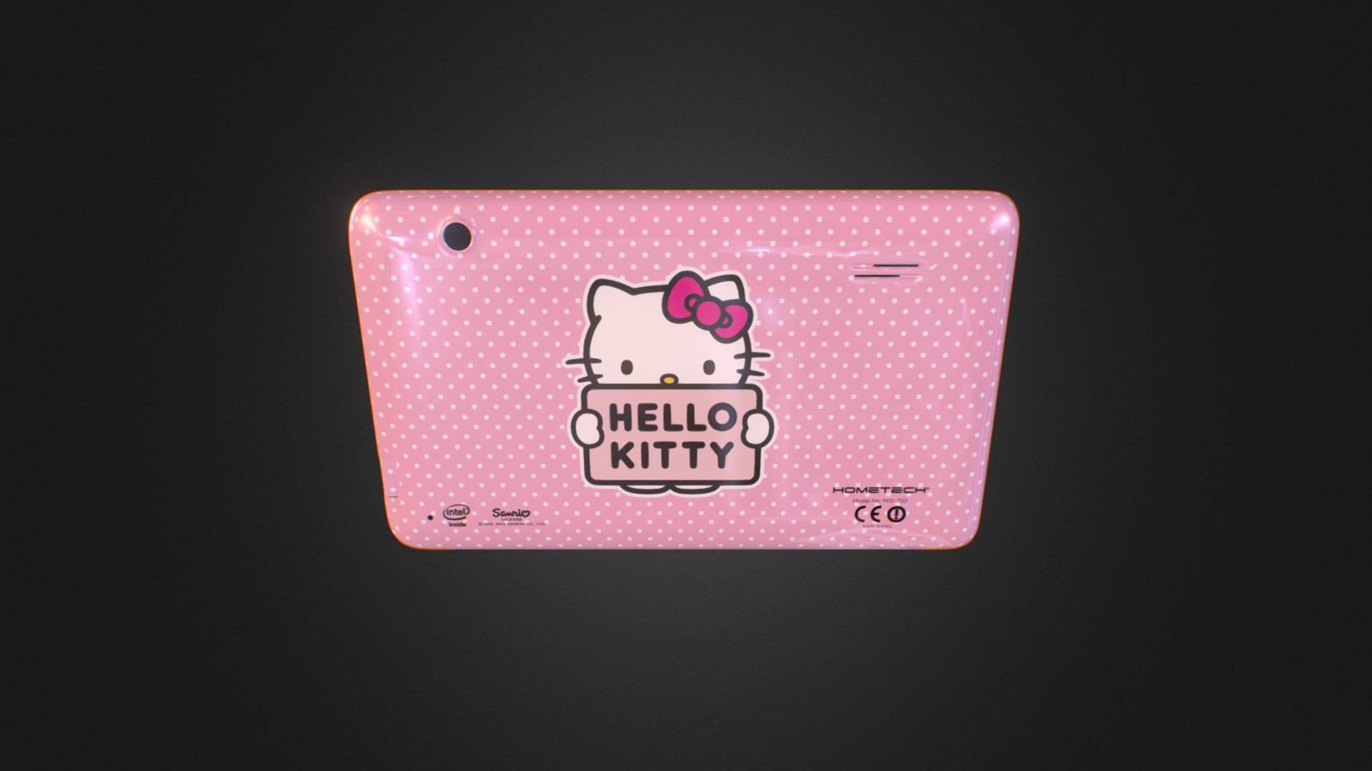 Hello Kitty Tablet PC 3d model