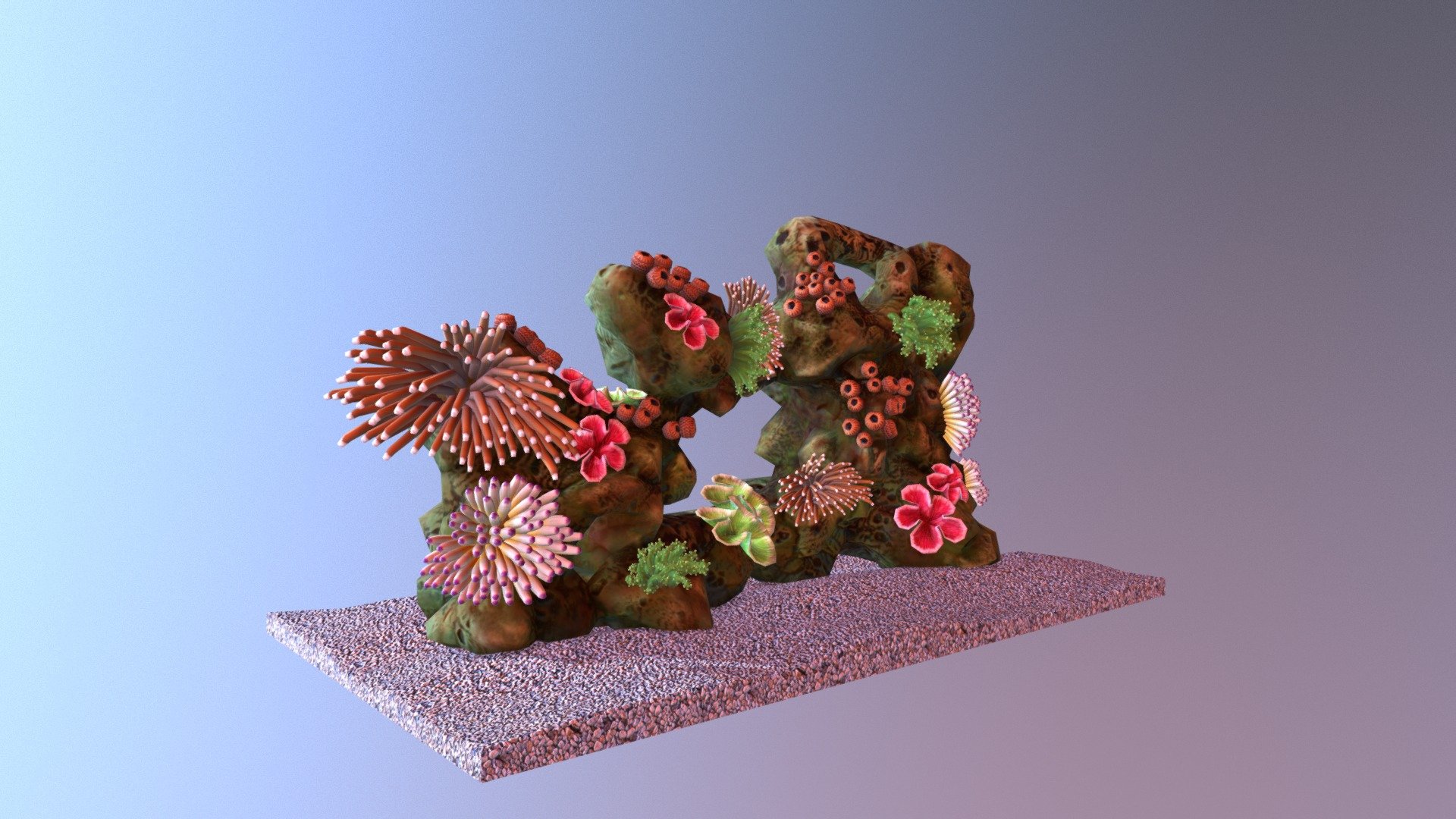 Coral Reef 3d model