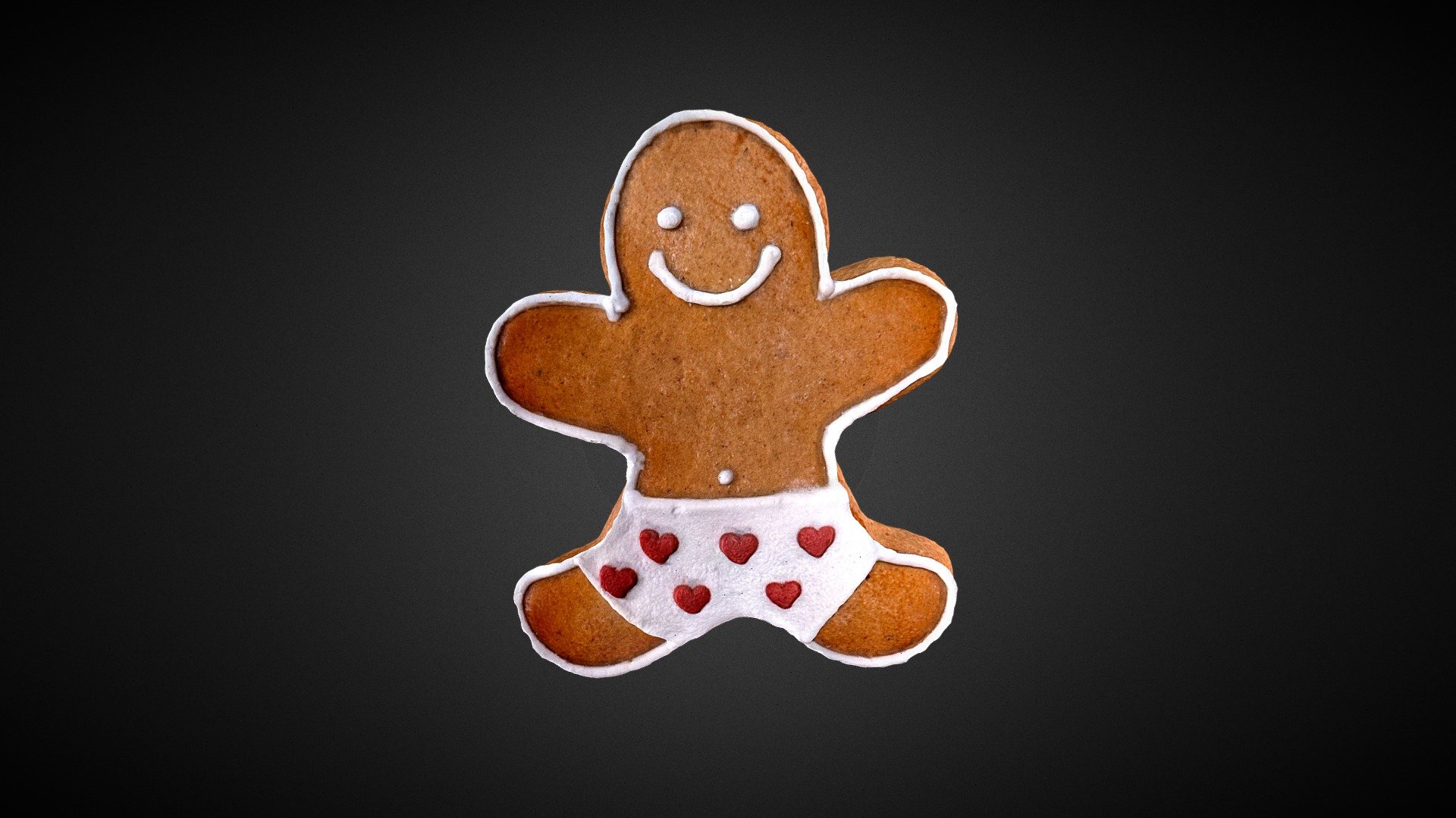 Gingerbread Boy 3d model