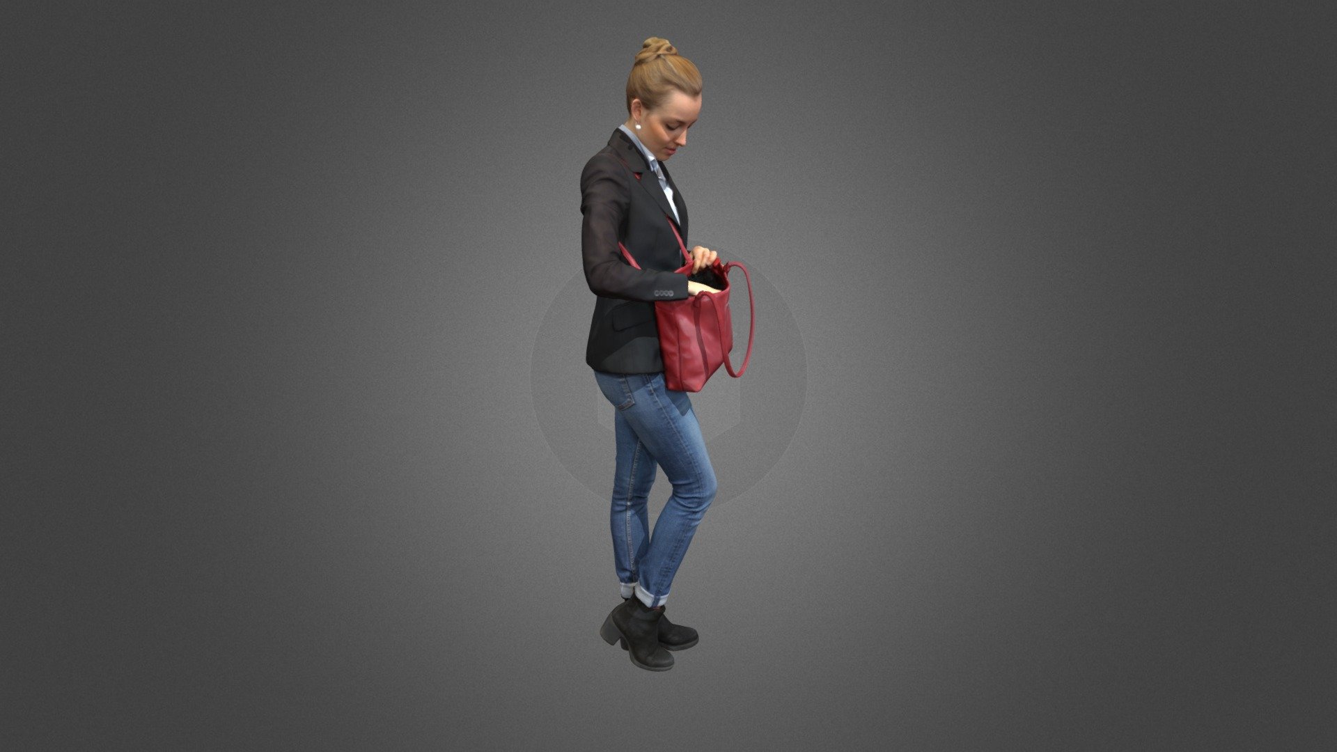 Alice AT Work 3d model