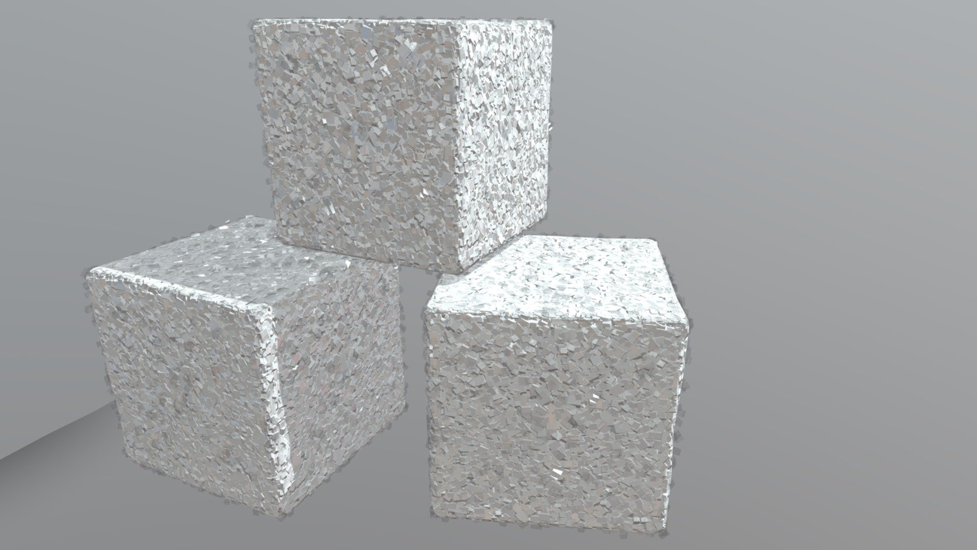 Sugar cubes 3d model