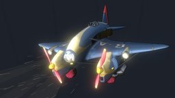 DAE Stylized Plane: comet 88