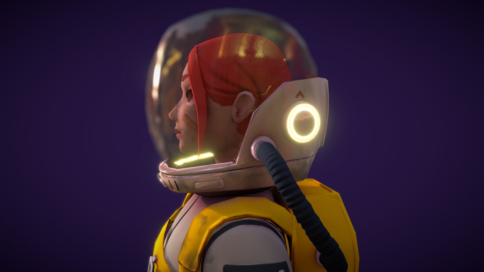 Sci-fi Character 3d model