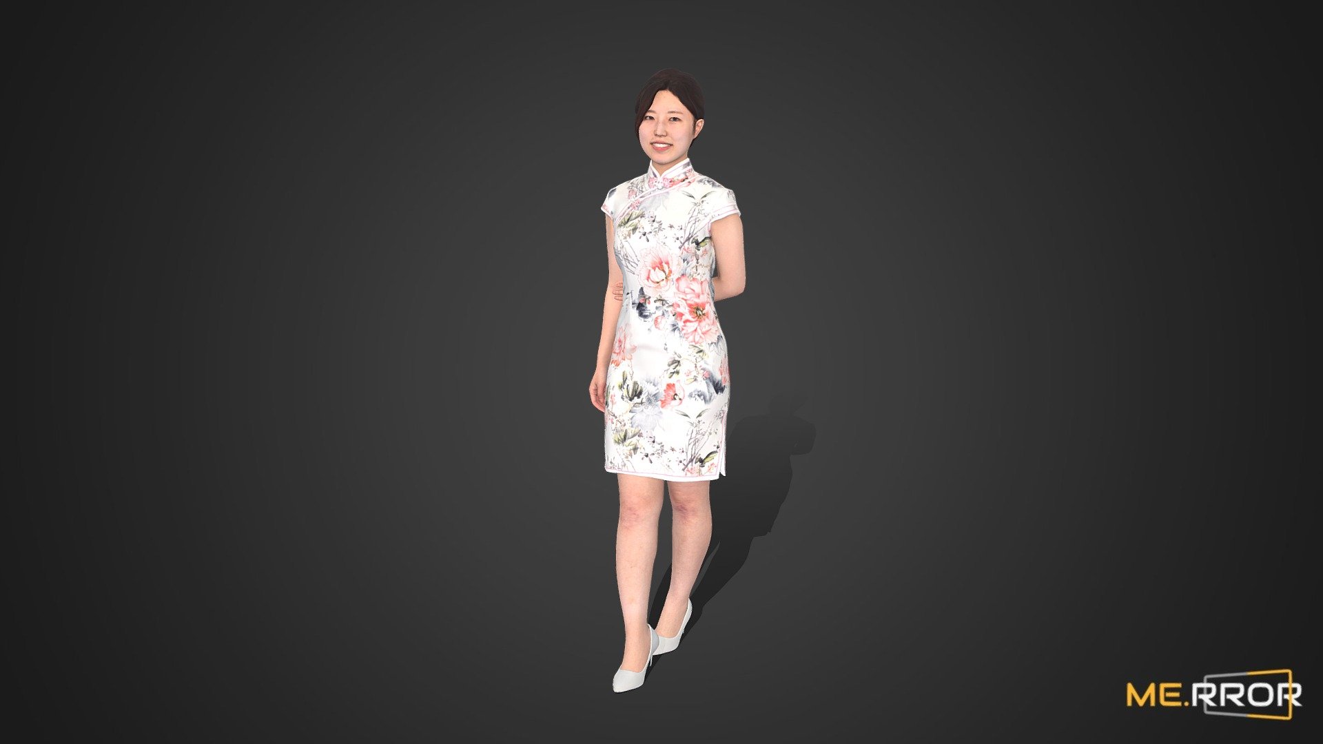 [Game-Ready] Asian Woman Scan_Posed 18 3d model