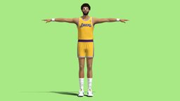 T-Pose Kareem Abdul-Jabbar Los Angeles Lakers