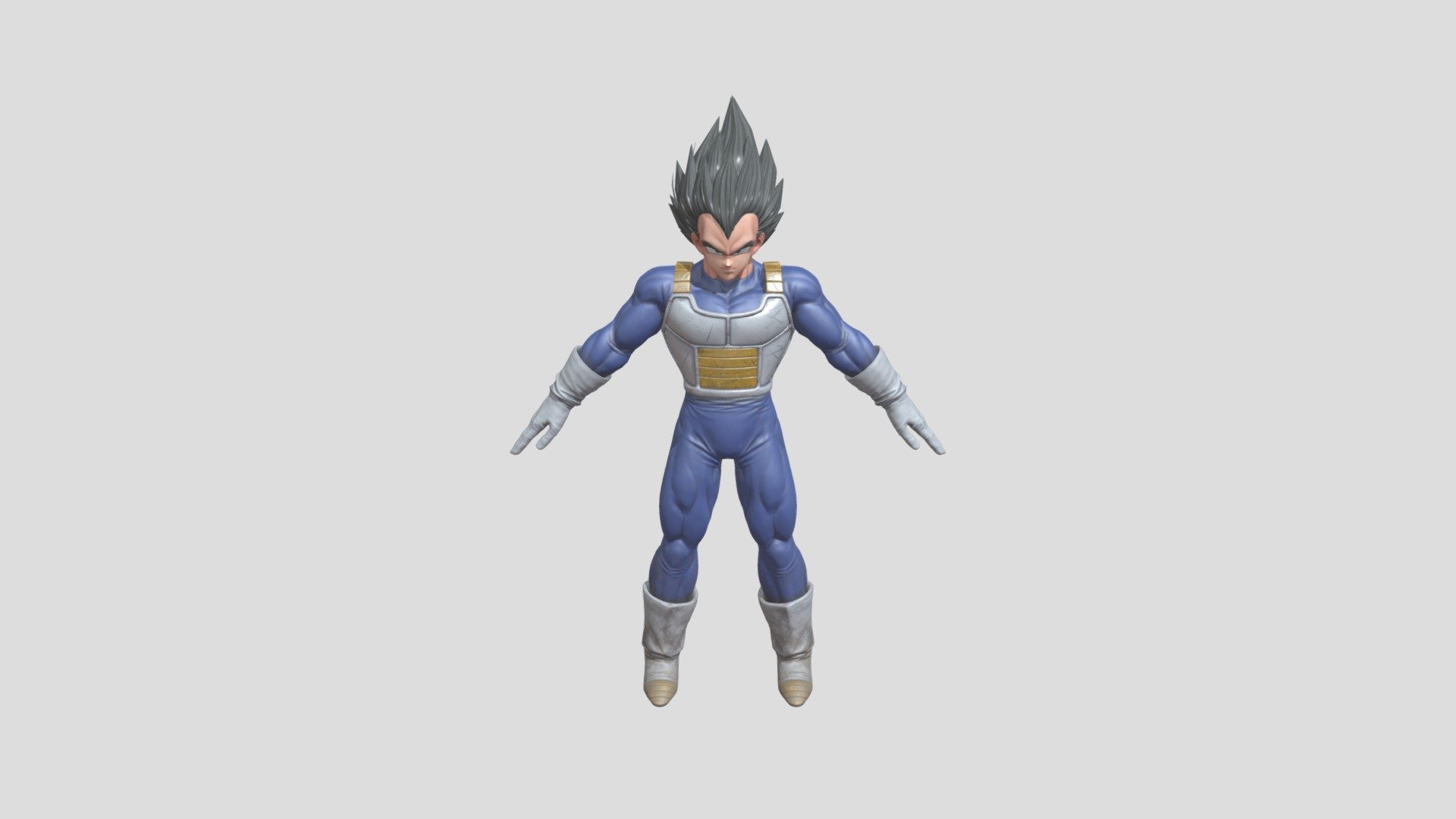 Vegeta jump force 3d model