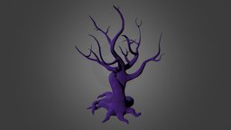 Stylized Northern Red Oak