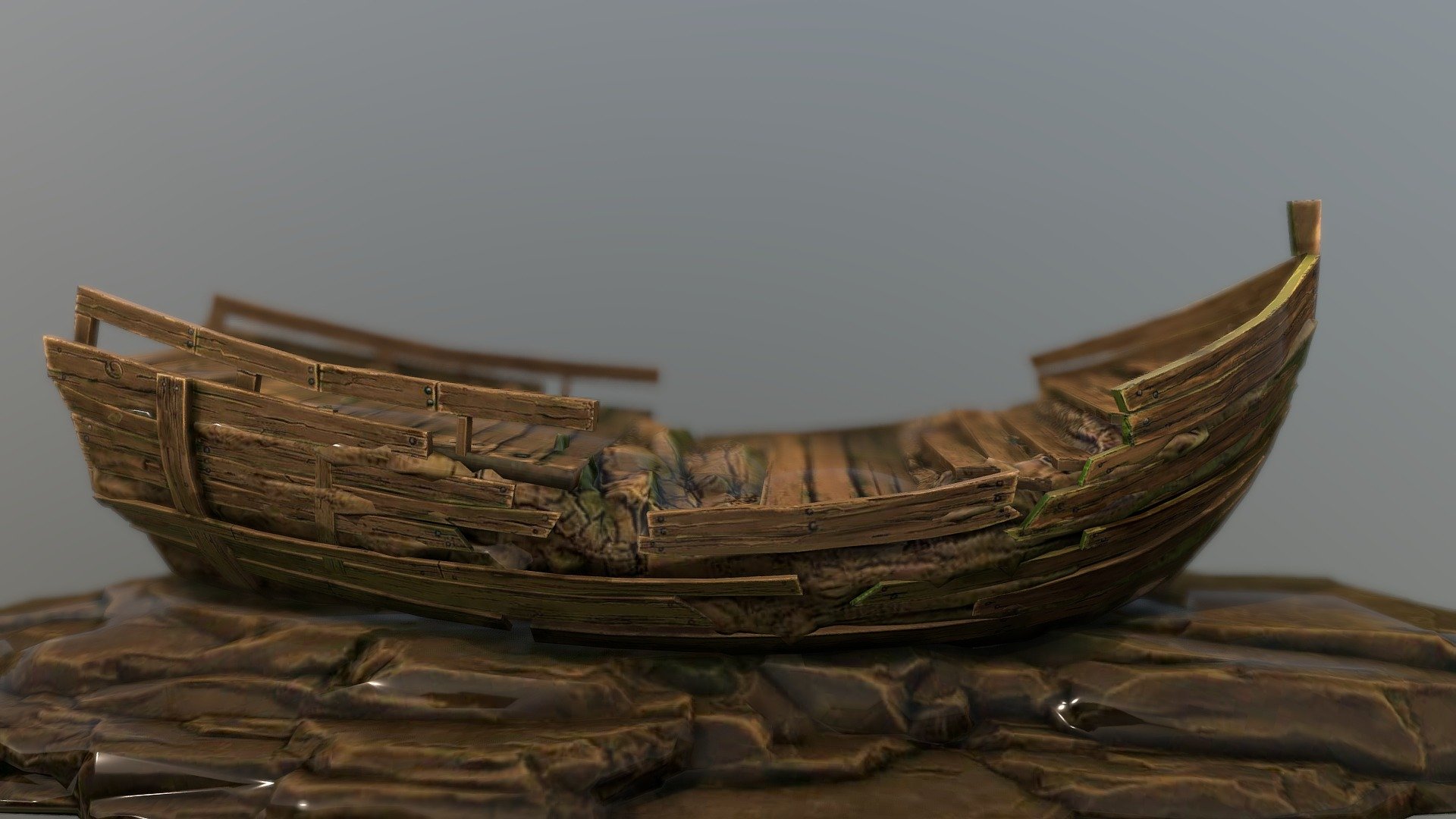 Galleon Shipwreck 3d model