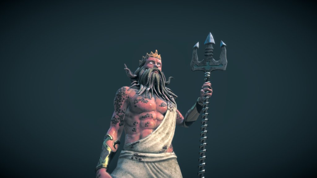 Poseidon 3d model