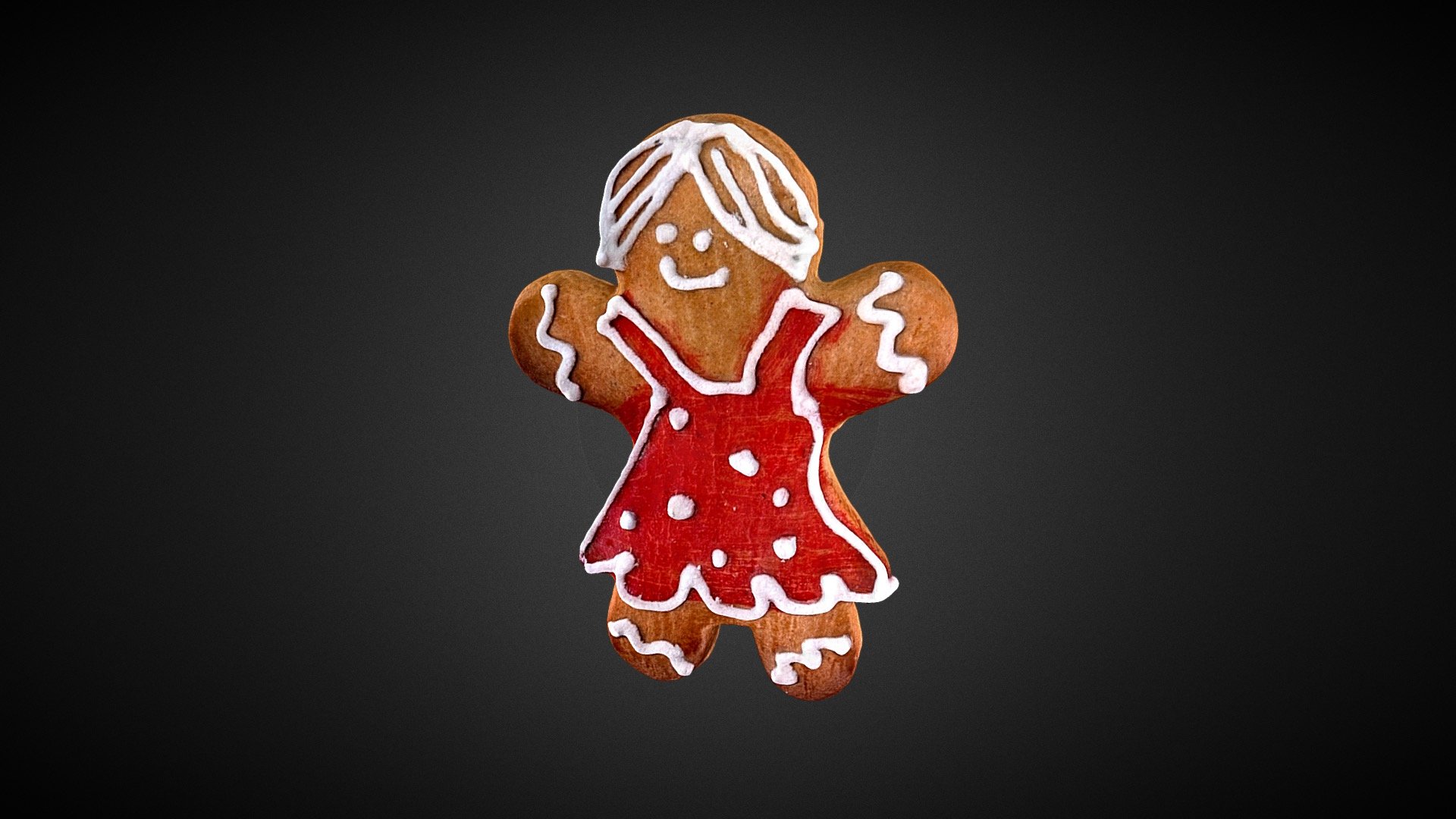 Gingerbread Girl 1 3d model