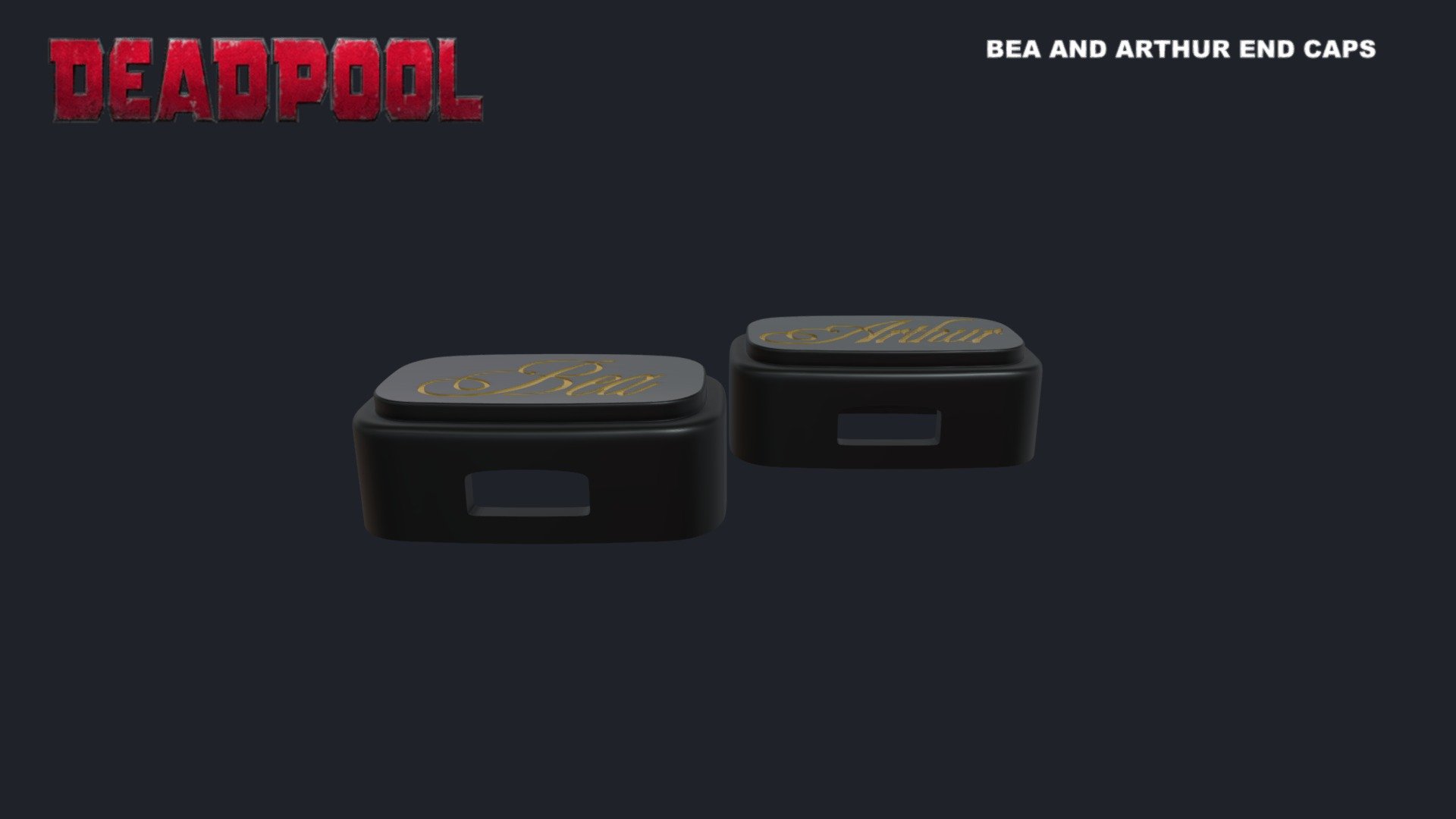 Bea and Arthur End Caps 3d model