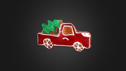 Gingerbread Car (LowPoly)