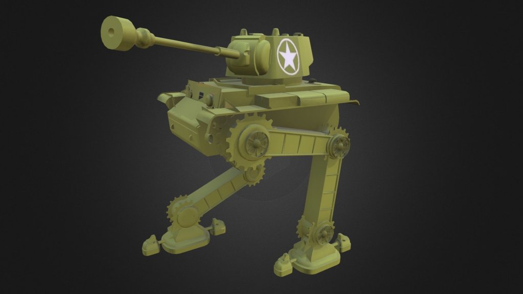 Sherman Mech 3d model