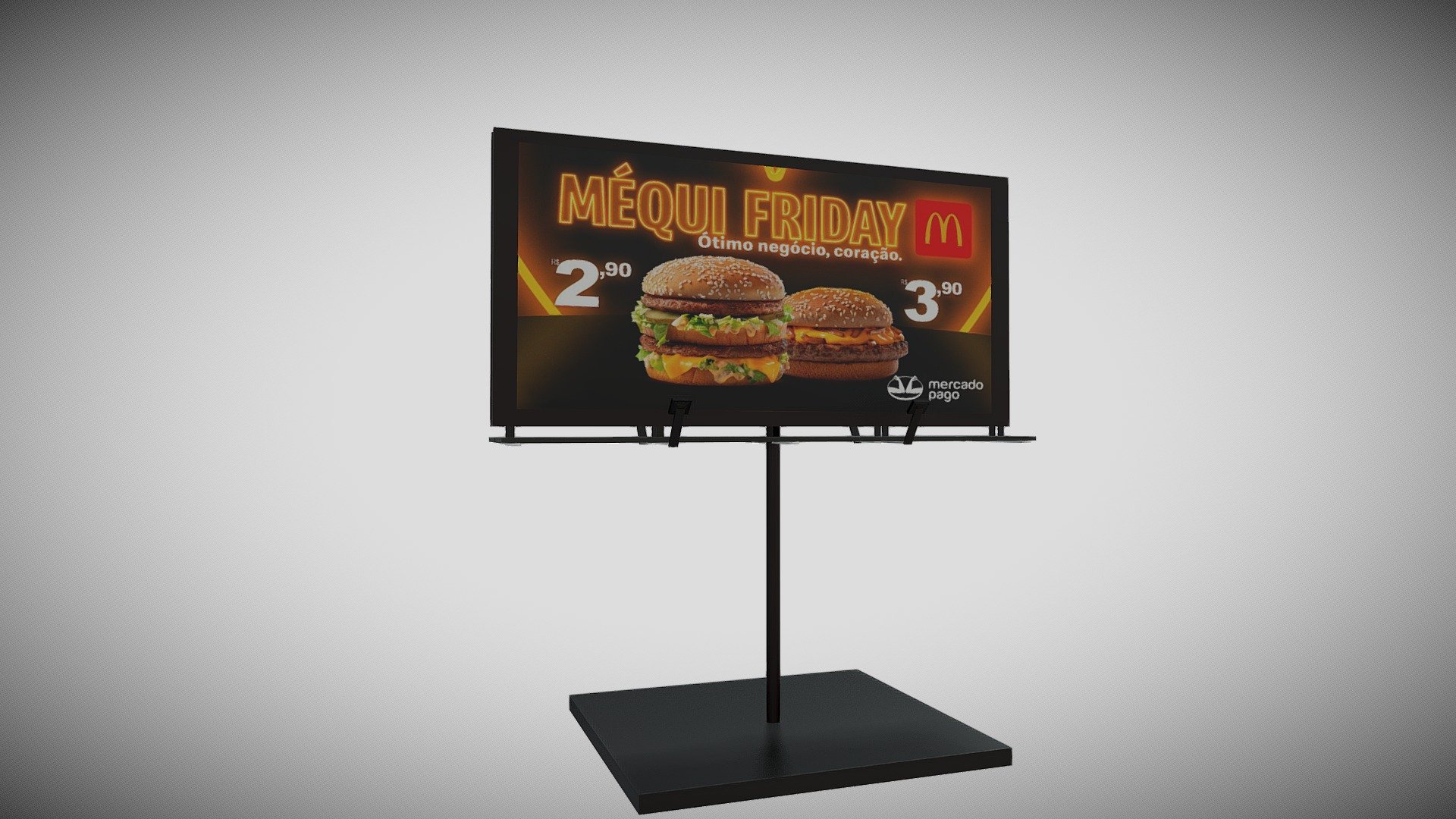 Outdoor.billboard 3d model