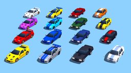 February 2023, Low Poly Cars