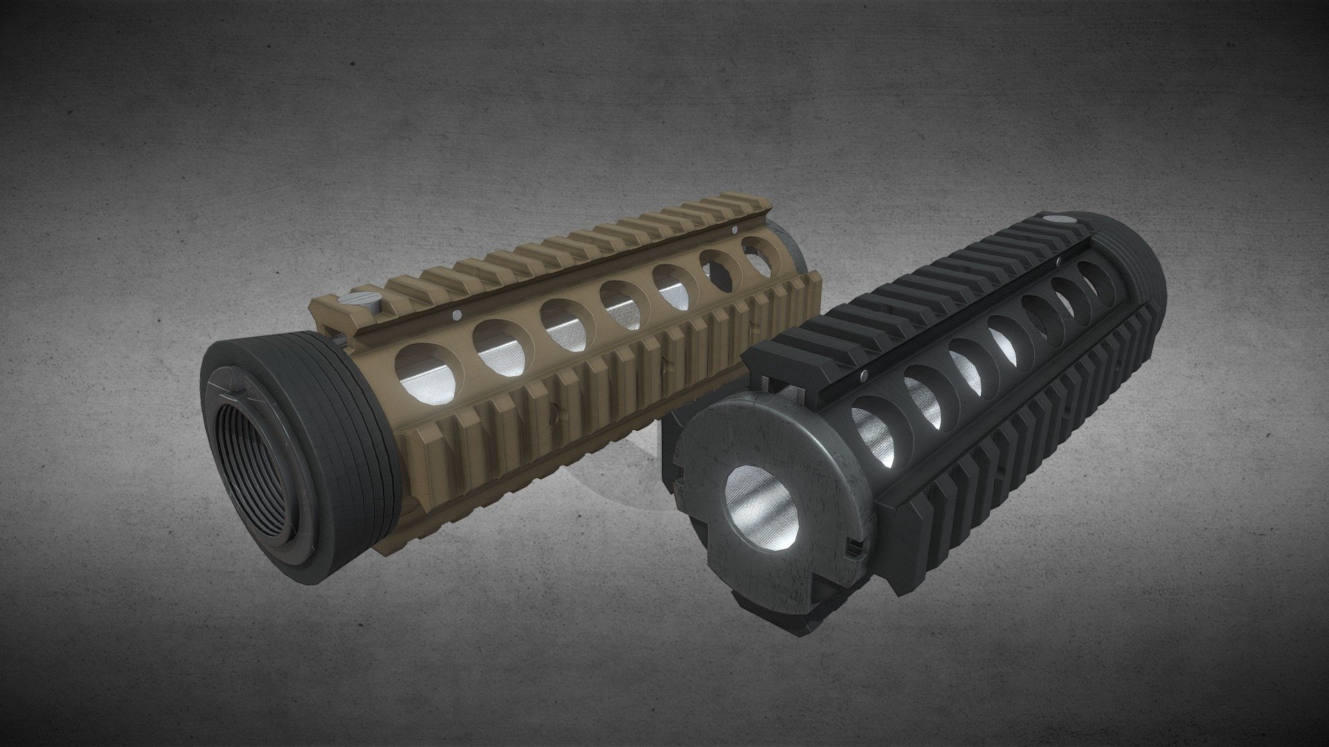 AR-15 RAS Forend Handguard 3d model