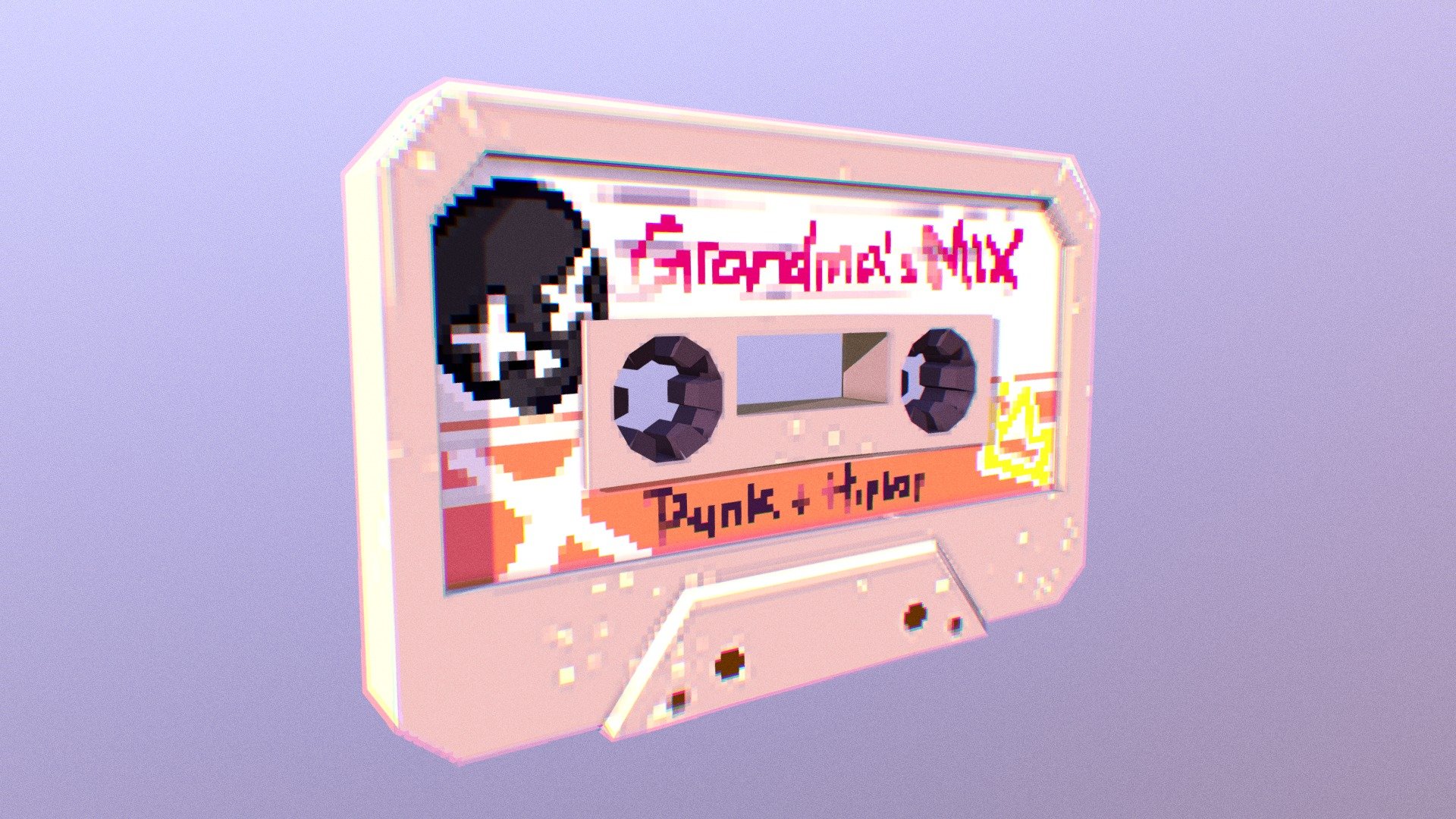 Casette Tape 3d model