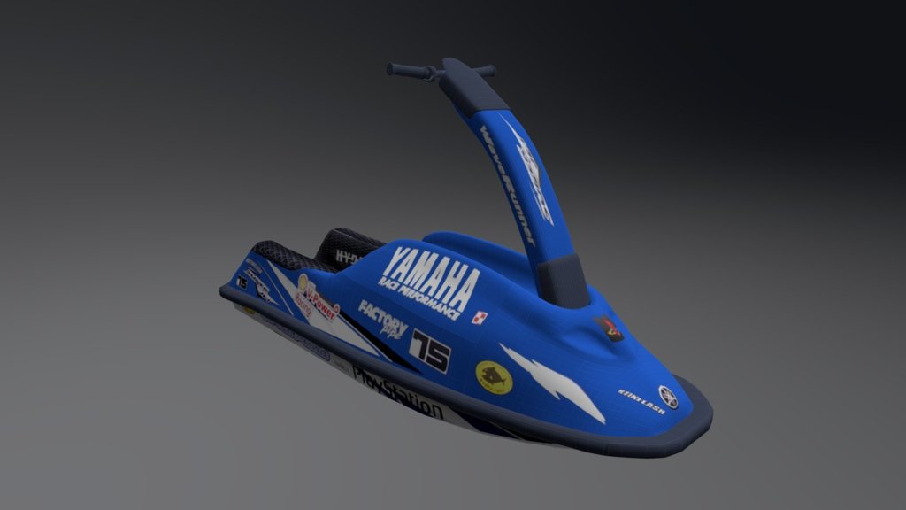 jetski Yamaha Superjet 700 3d model