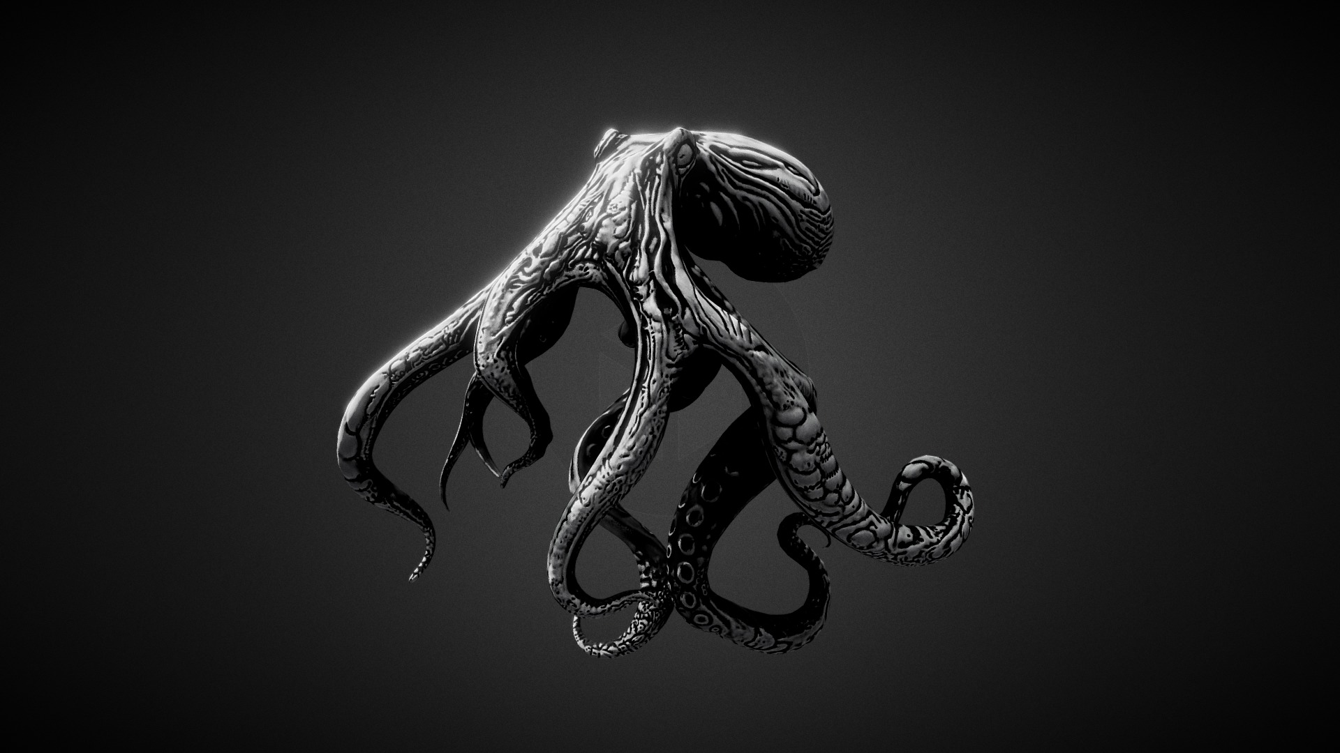 Octopus K7 Anim Test 3d model