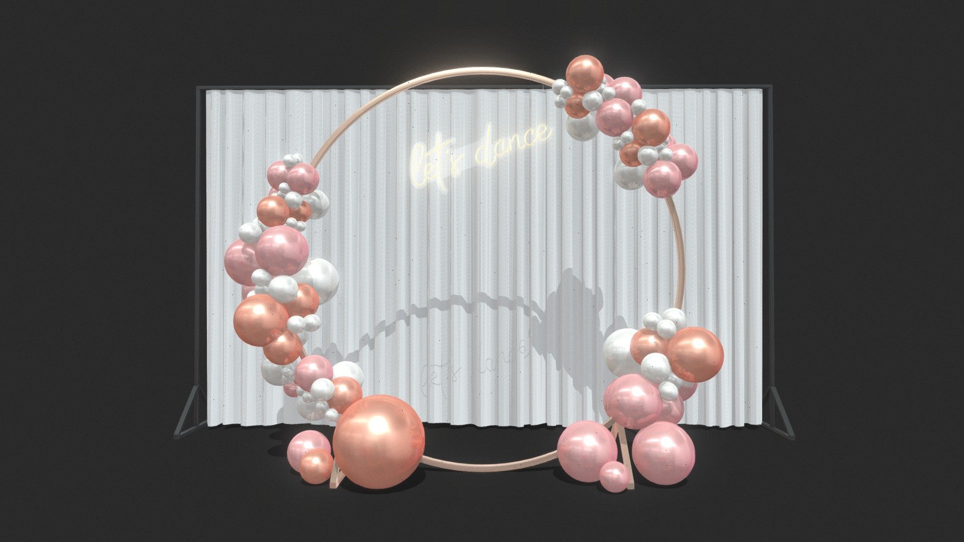 Balloon Arch 6 3d model