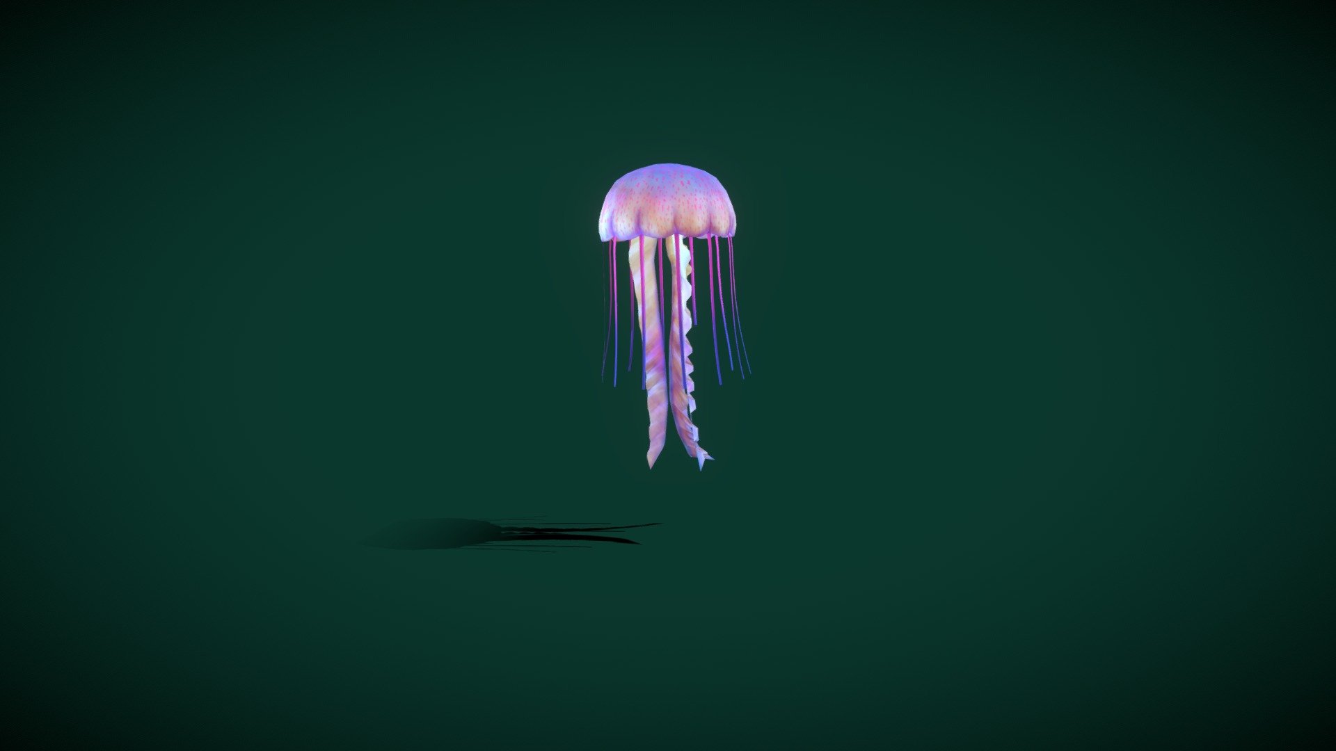 JellyFish (Scyphozoa) 3d model