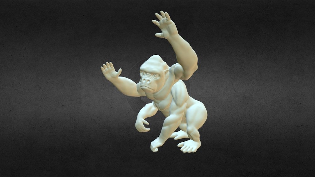 White Ape Final 3d model