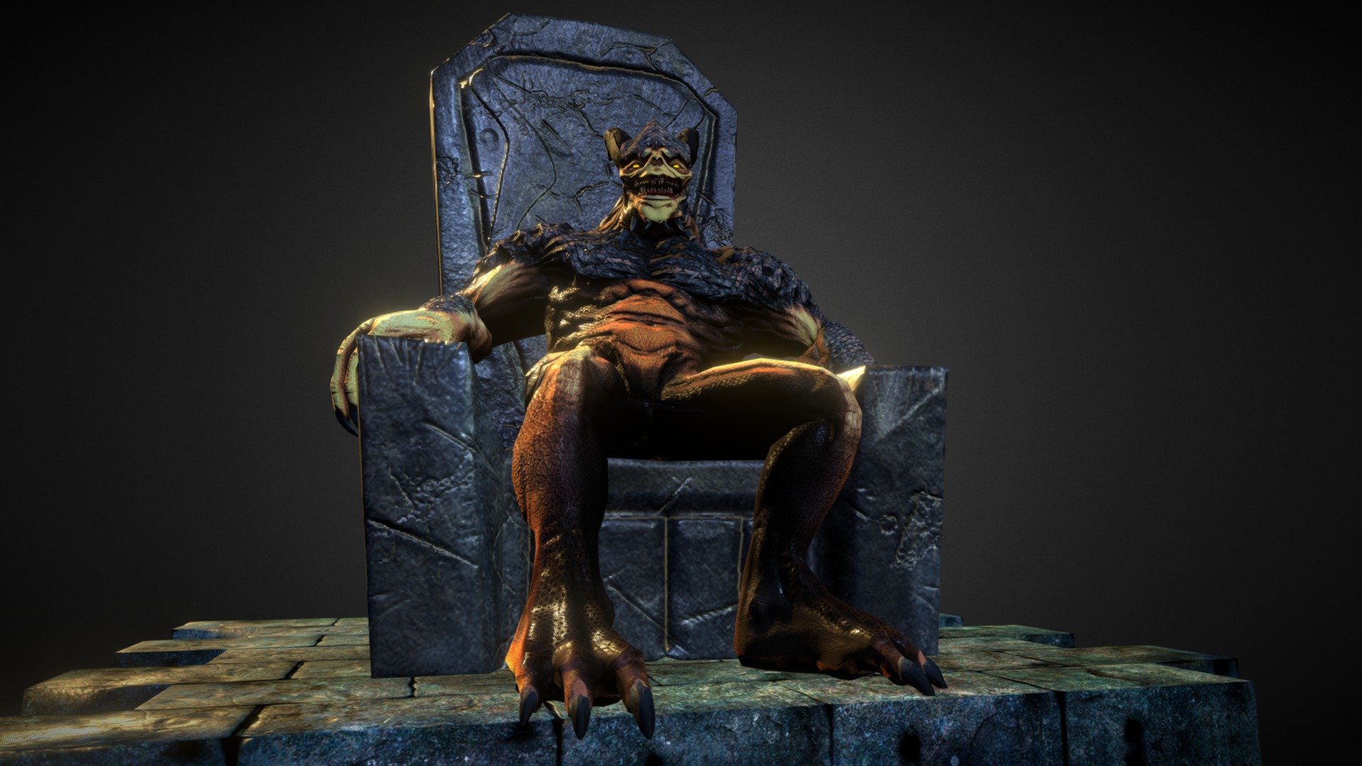 King Maos 3d model