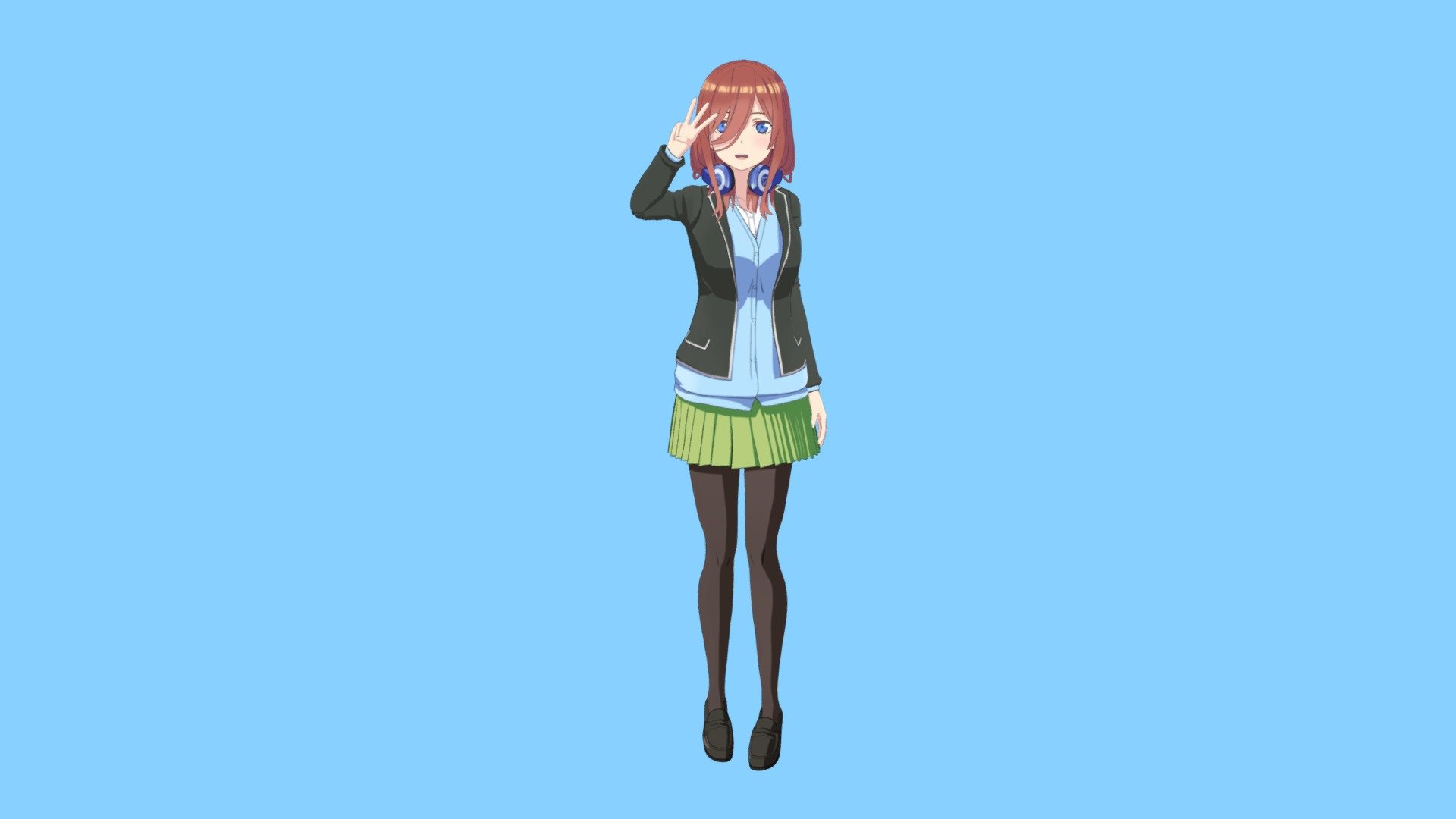 五等分の花嫁　美玖 The Quintessential Quintuplets miku 3d model