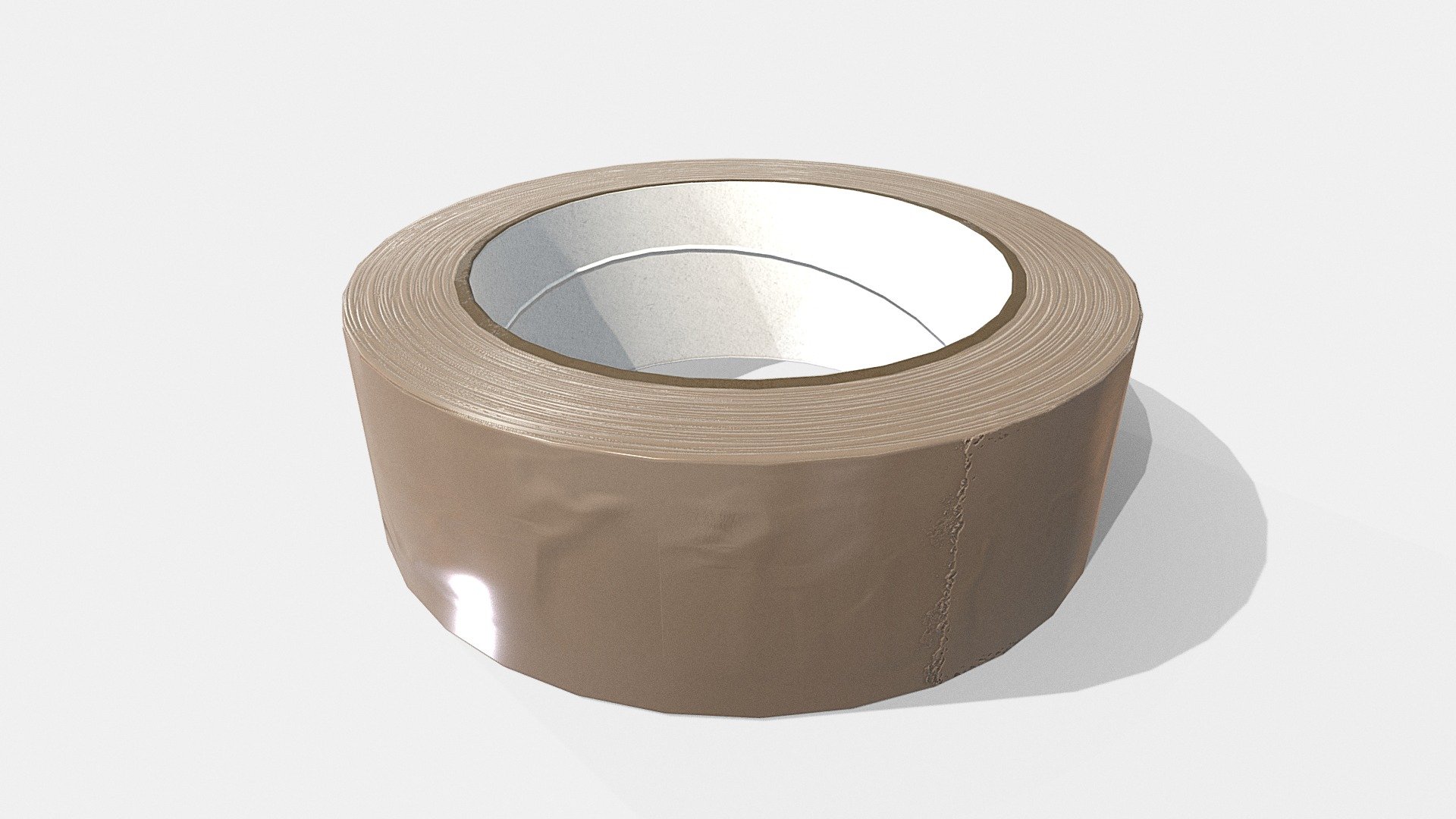 Brown tape 3d model